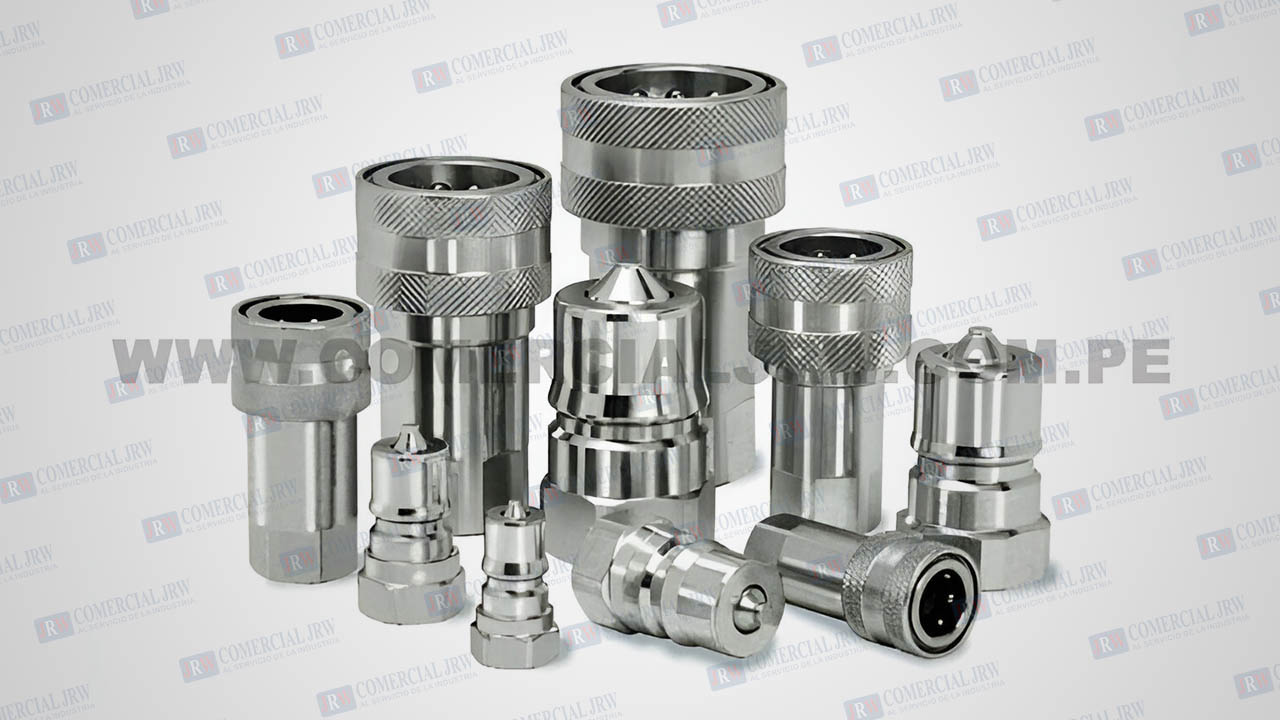 Acoples Hidráulicos, Acople Rápido Hidráulico Tipo Aguja, Acople Hidráulico Tipo cara Plana, Acople Hidráulico Tipo mariposa, Acople Hidráulico serie PLT4, Acople Rápido serie 5600, Acoples Rápidos para testeo, Tapones para acoples rápidos