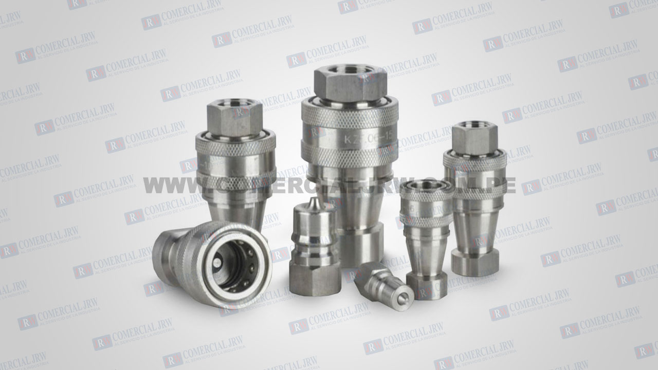 Acoples Hidráulicos, Acople Rápido Hidráulico Tipo Aguja, Acople Hidráulico Tipo cara Plana, Acople Hidráulico Tipo mariposa, Acople Hidráulico serie PLT4, Acople Rápido serie 5600, Acoples Rápidos para testeo, Tapones para acoples rápidos