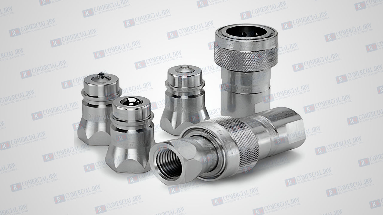 Acoples Hidráulicos, Acople Rápido Hidráulico Tipo Aguja, Acople Hidráulico Tipo cara Plana, Acople Hidráulico Tipo mariposa, Acople Hidráulico serie PLT4, Acople Rápido serie 5600, Acoples Rápidos para testeo, Tapones para acoples rápidos