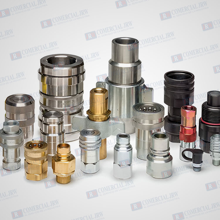 Acoples Hidráulicos, Acople Rápido Hidráulico Tipo Aguja, Acople Hidráulico Tipo cara Plana, Acople Hidráulico Tipo mariposa, Acople Hidráulico serie PLT4, Acople Rápido serie 5600, Acoples Rápidos para testeo, Tapones para acoples rápidos